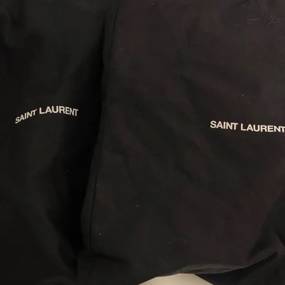 Saint Laurent Opyum Suede Logo Heel Sandals Brown 41.5 YSL Monogram Bronze - Picture 3 of 7